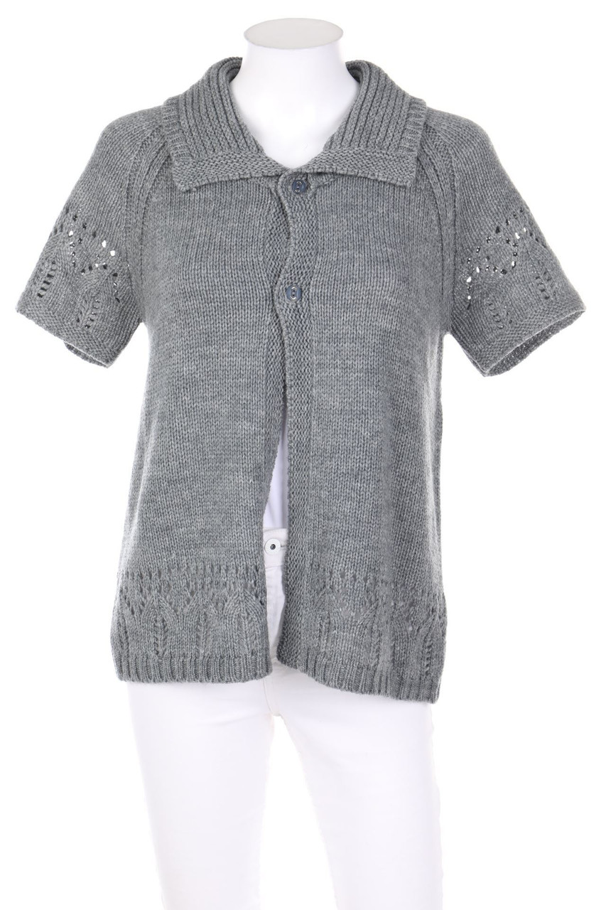 CANDA by C&A - Cardigan mit Lochstrick-Details - S