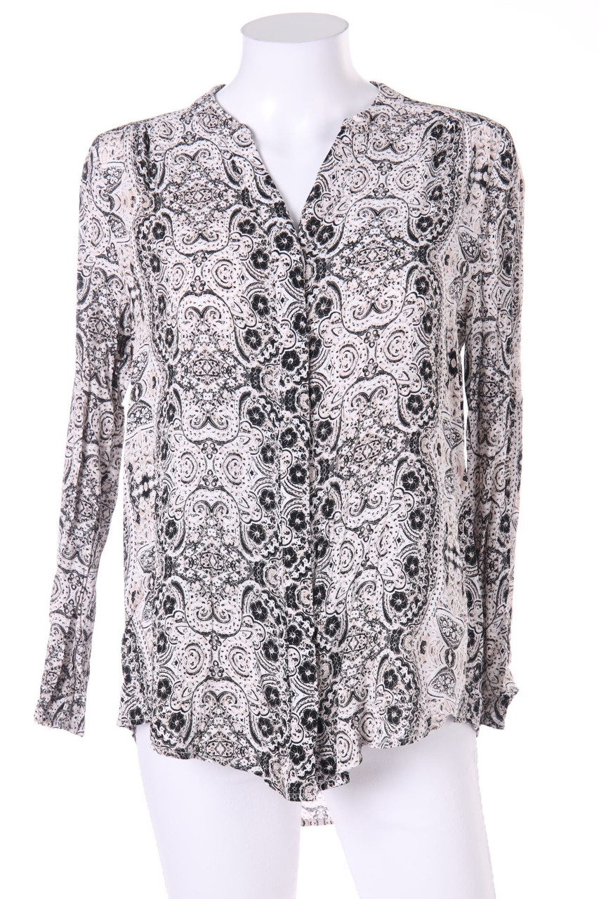 zebra - Bluse mit floralem Muster - M