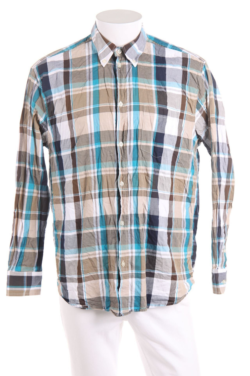 BABISTA - kariertes Button-down-Hemd aus Baumwolle - 41