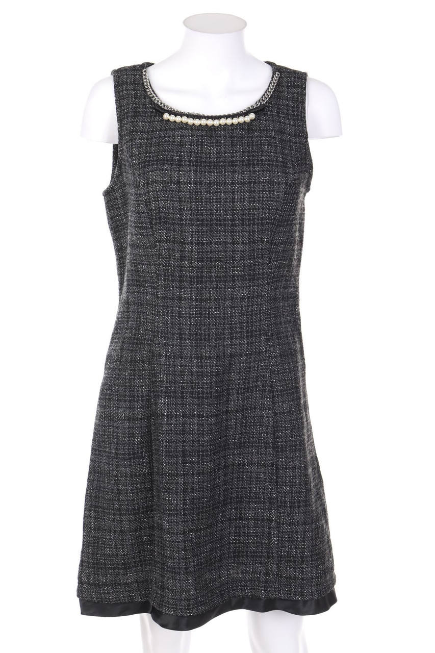 Street One - Kleid mit Perlen mit Kette - D 38