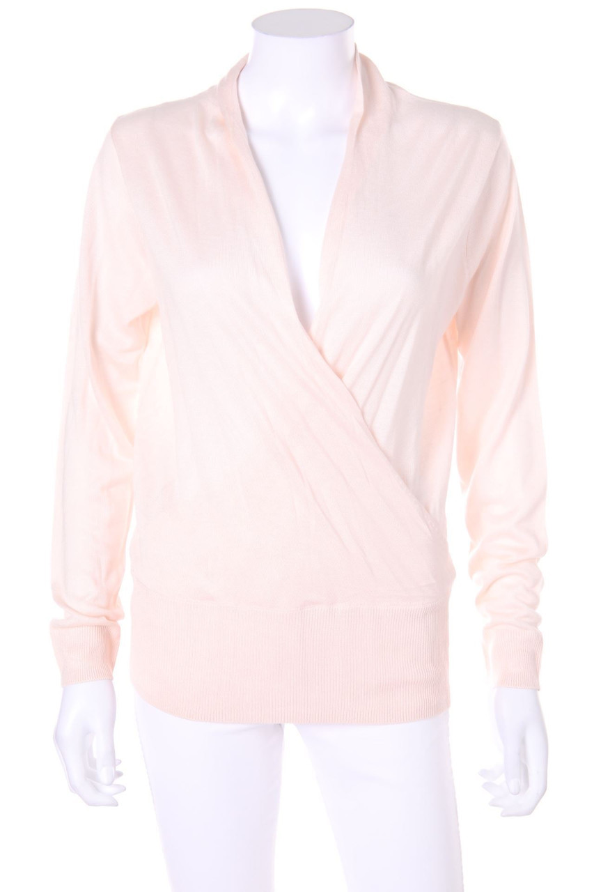 H&M - Strick-Pullover in Wickel-Optik - S