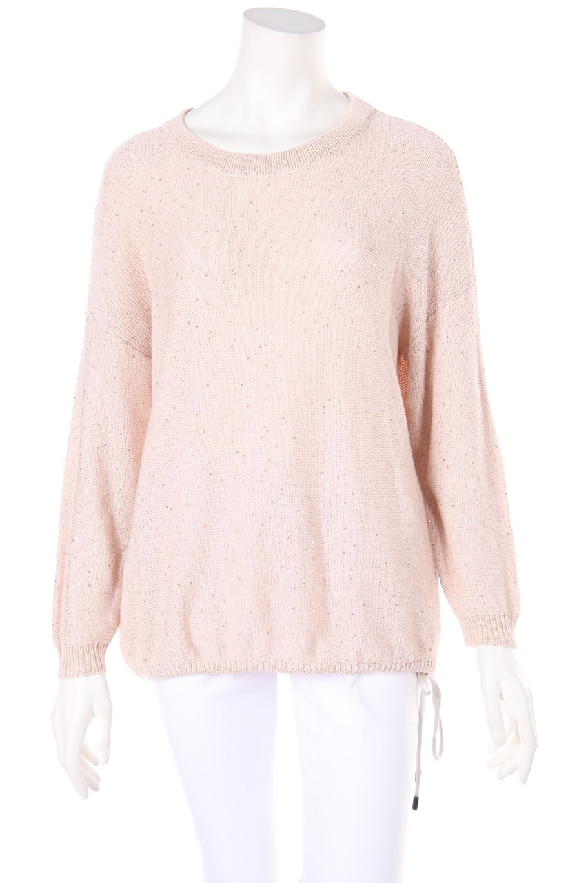 PESERICO - Strick-Pullover mit Pailletten - D 44