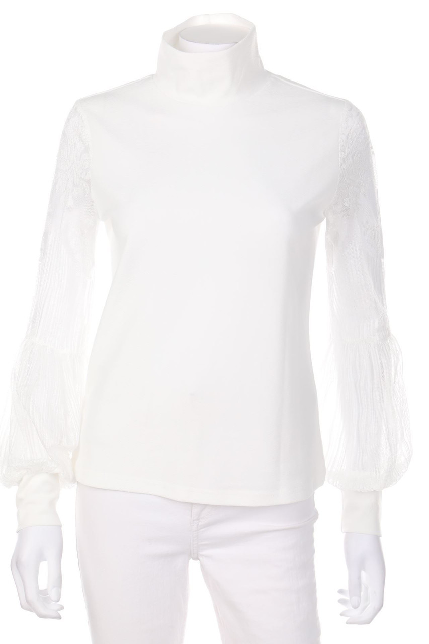 SHEIN - Bluse mit Spitze - S