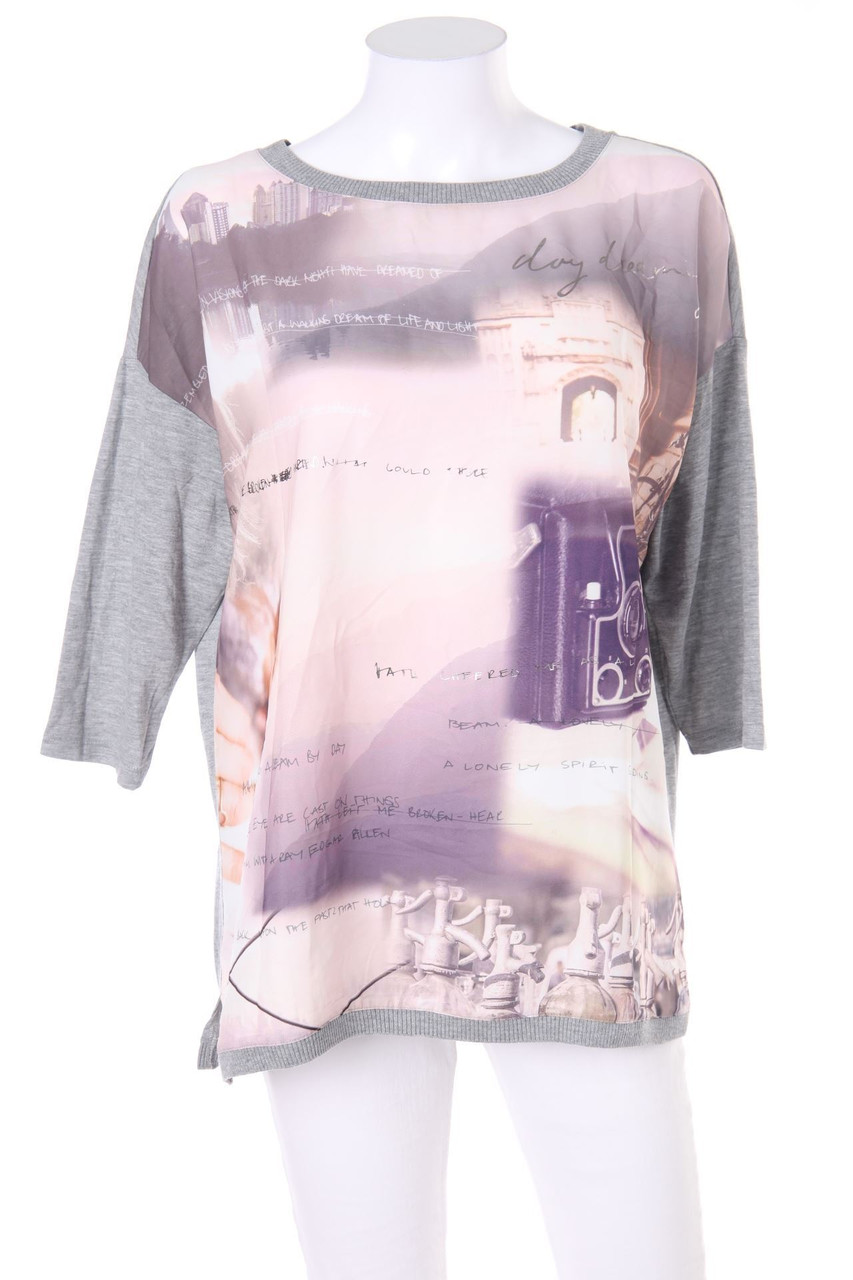 s.Oliver - 3/4-Arm-Shirt mit Foto-Print - D 42