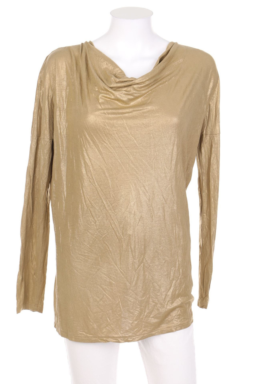 MARC AUREL - Longsleeve-Shirt mit Metallic-Effekt - D 40