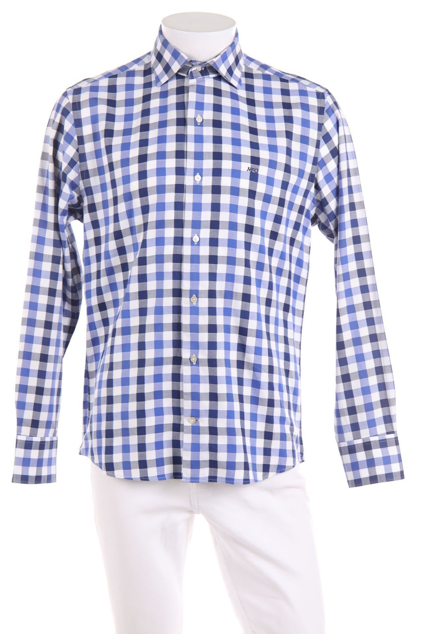 McGregor - kariertes Hemd mit Logo-Stickerei - 40