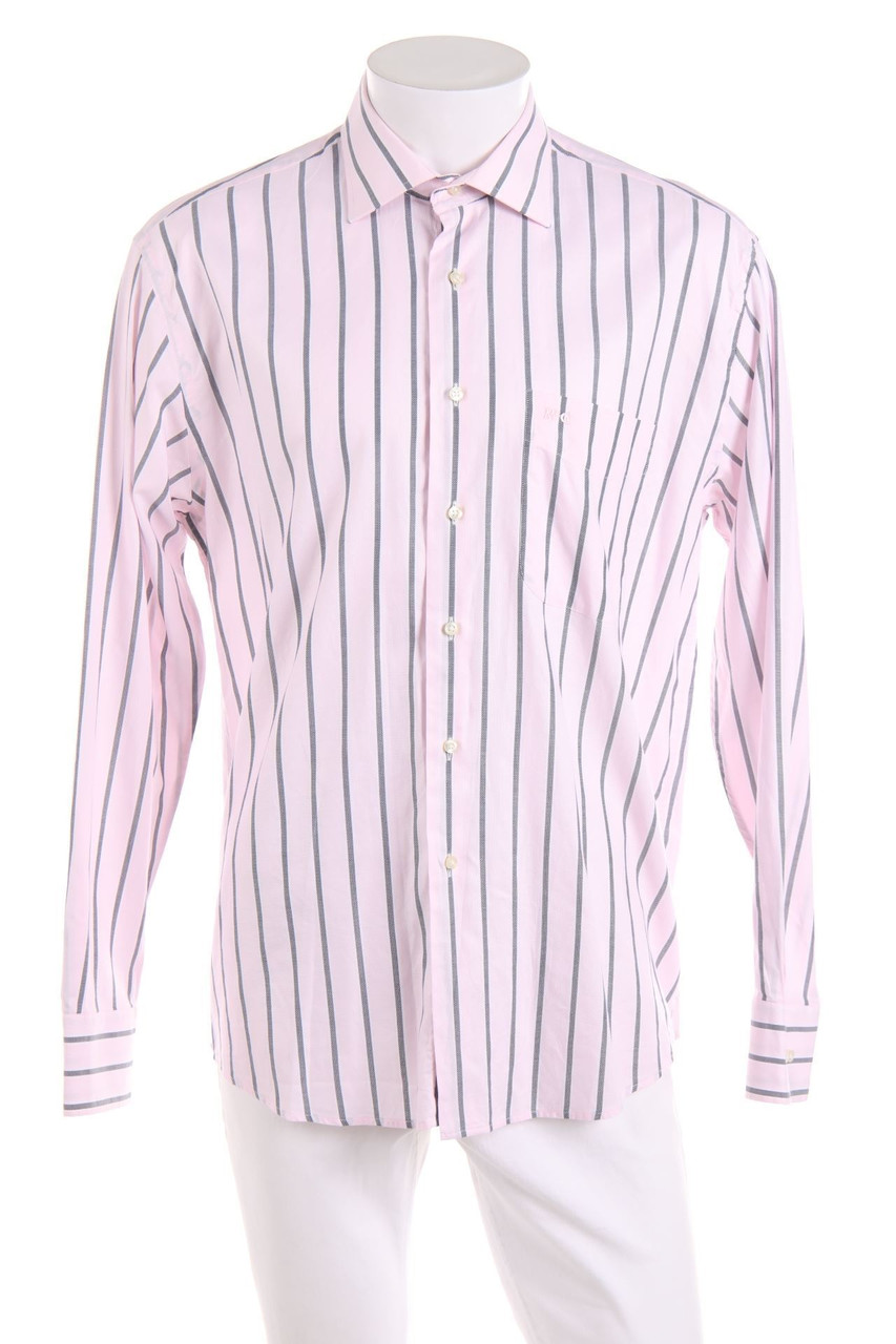 McGregor - gestreiftes Hemd mit Logo-Stickerei - 41