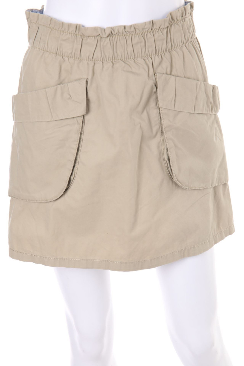 H&M - Minirock aus Baumwolle mit aufgesetzten Taschen - XS