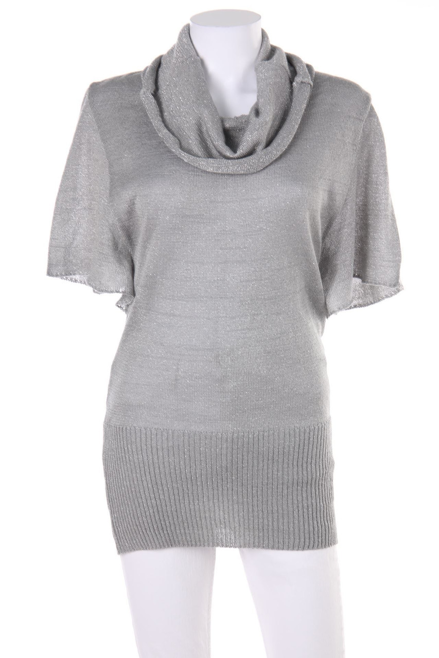 SECONDHAND - Glitzer-Strick-Pullover - D 32-34