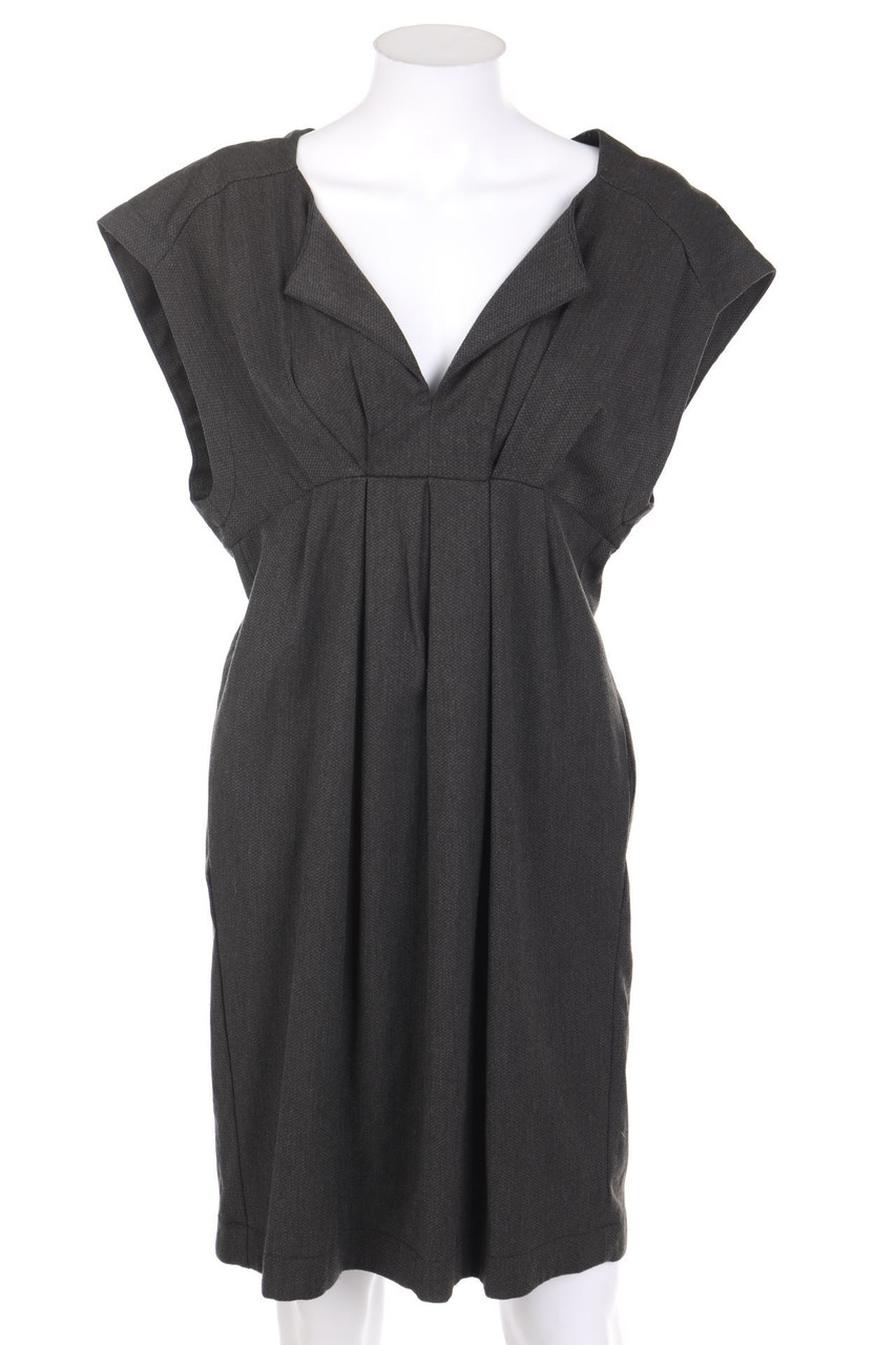 AUTRE TON - Clean Chic-Kleid mit Falten - D 34