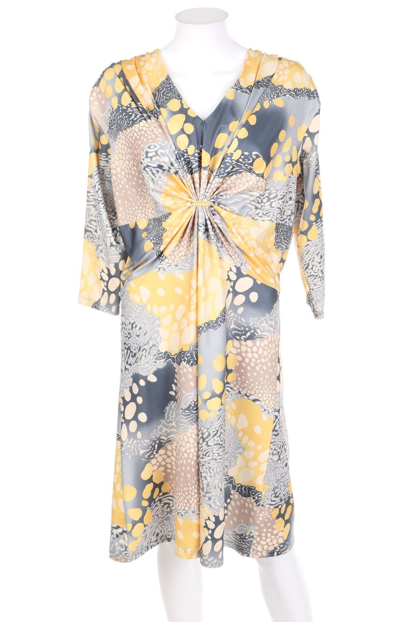 Manou Lenz - Kleid aus Jersey mit Drapierung - D 44