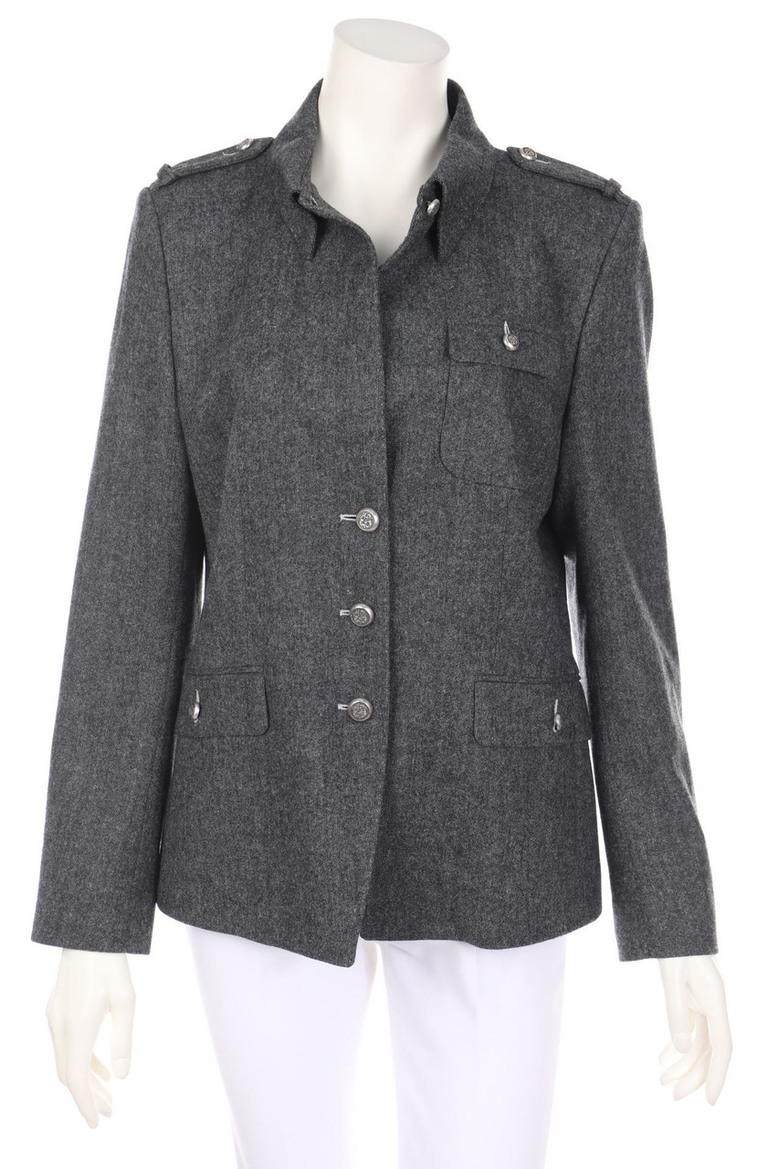 CAVALLARO NAPOLI - Military-Jacke mit Logo-Knöpfen - L