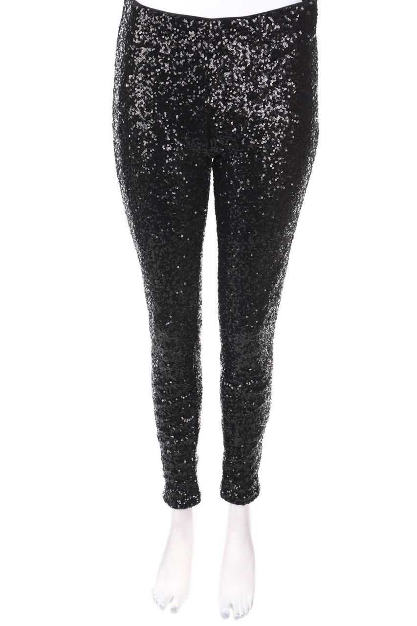 H&M - Treggings mit Pailletten - D 36