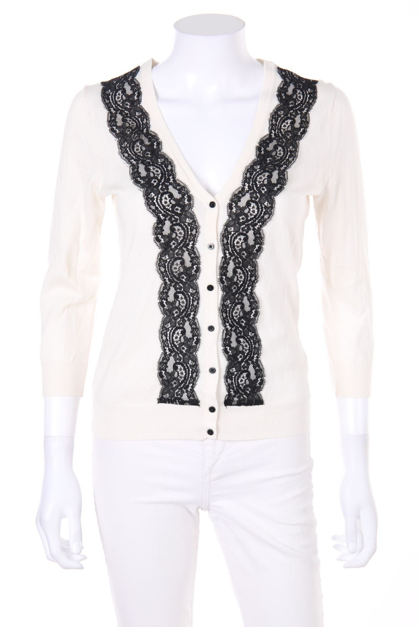 H&M - Cardigan mit Spitze - S