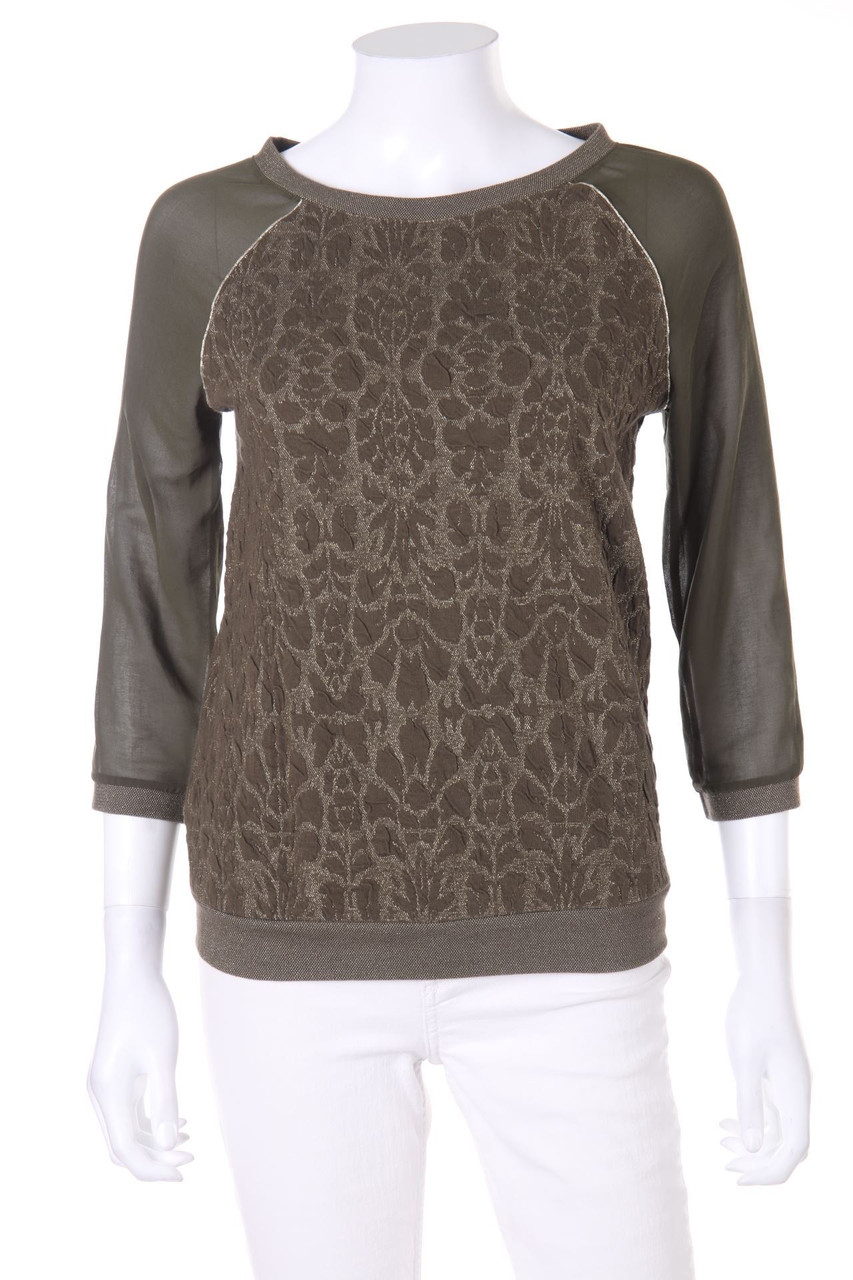 promod - Strick-Pullover mit Metallic-Effekt - S
