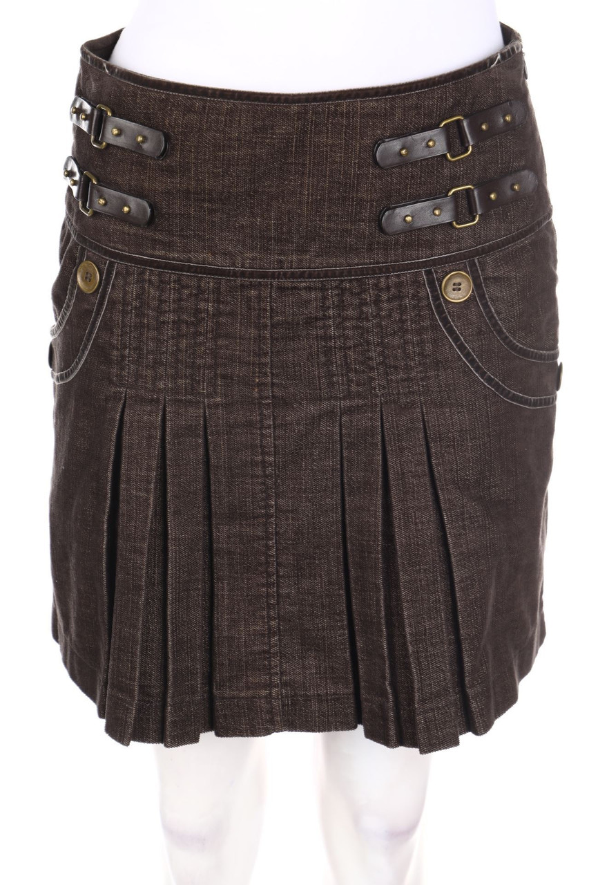 promod - Falten-Mini-Rock mit Applikationen - D 36-38