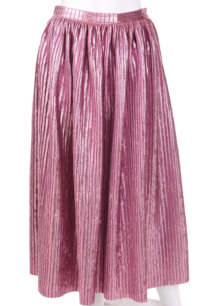 H&M - Glitzer-Midi-Plissé-Rock - D 34