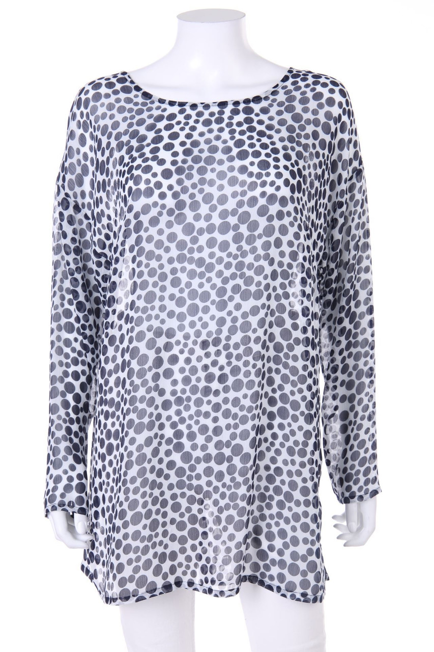 Alba Moda - Bluse mit Punkten - D 50