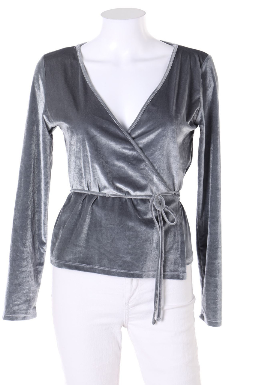 Bershka - Bluse aus Samt - M