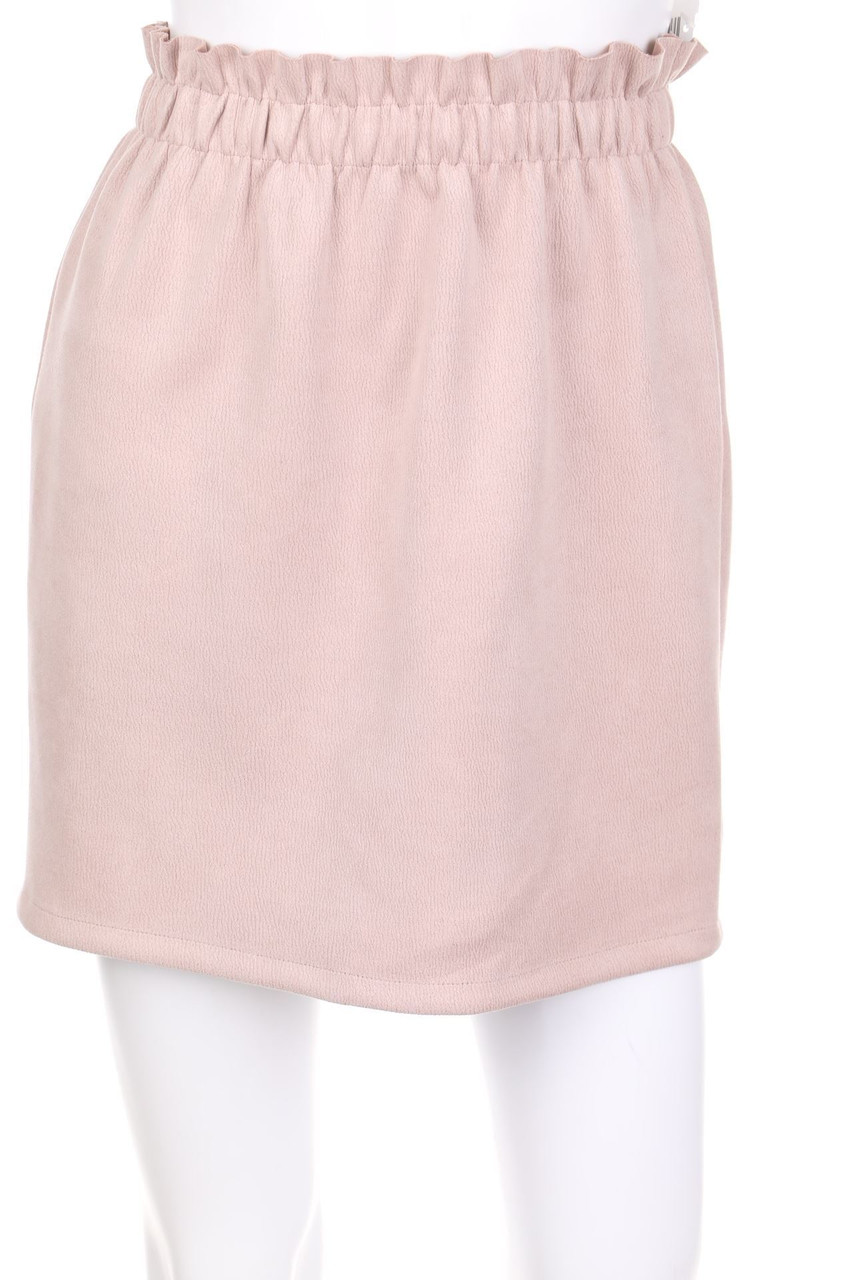 Bershka - Faux Leather-Mini-Rock - XS