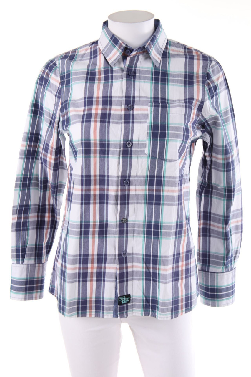 TOM TAILOR - Hemd-Bluse mit Tartan-Muster - L