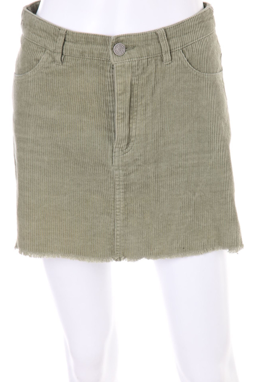 PULL&BEAR - Cord-Minirock im Used Look - S