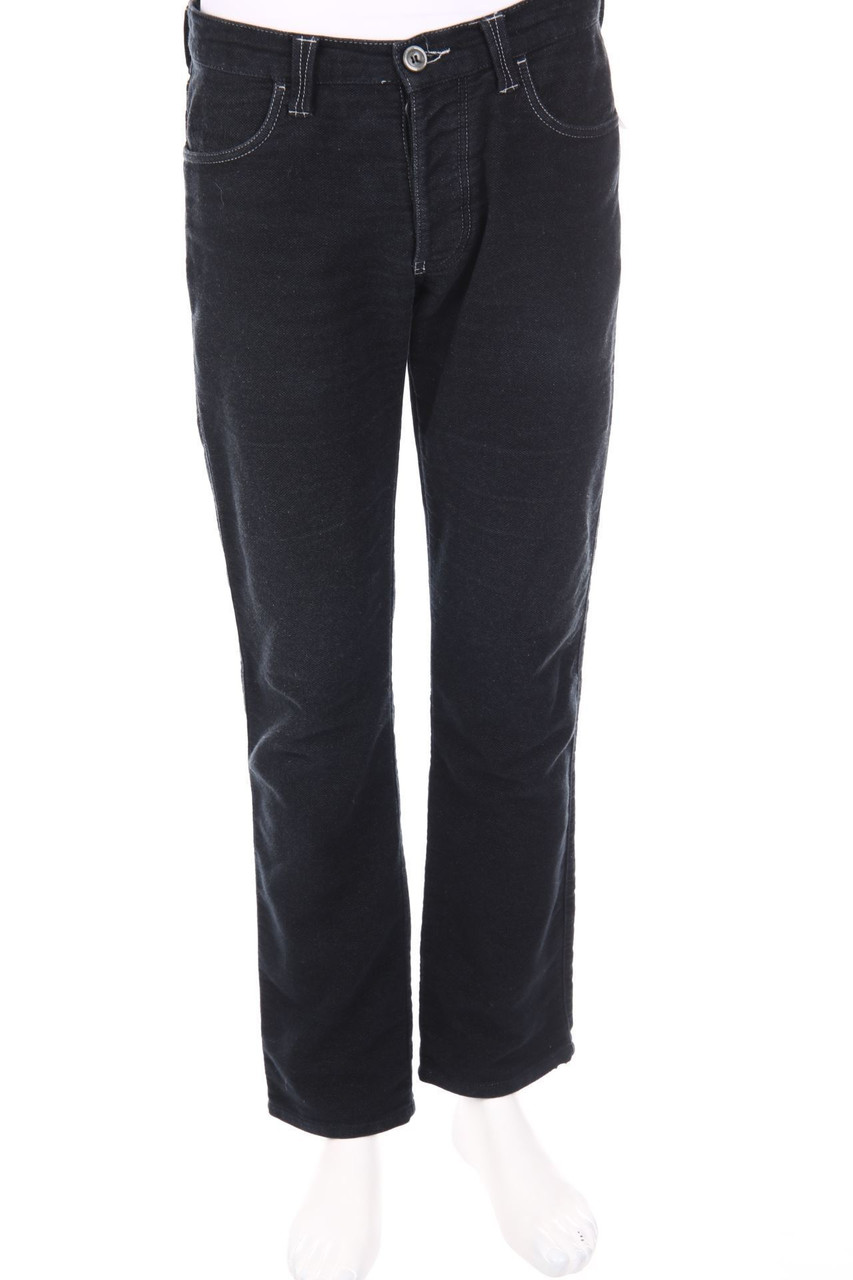 ARMANI JEANS - Hose mit Logo-Applikation - 46