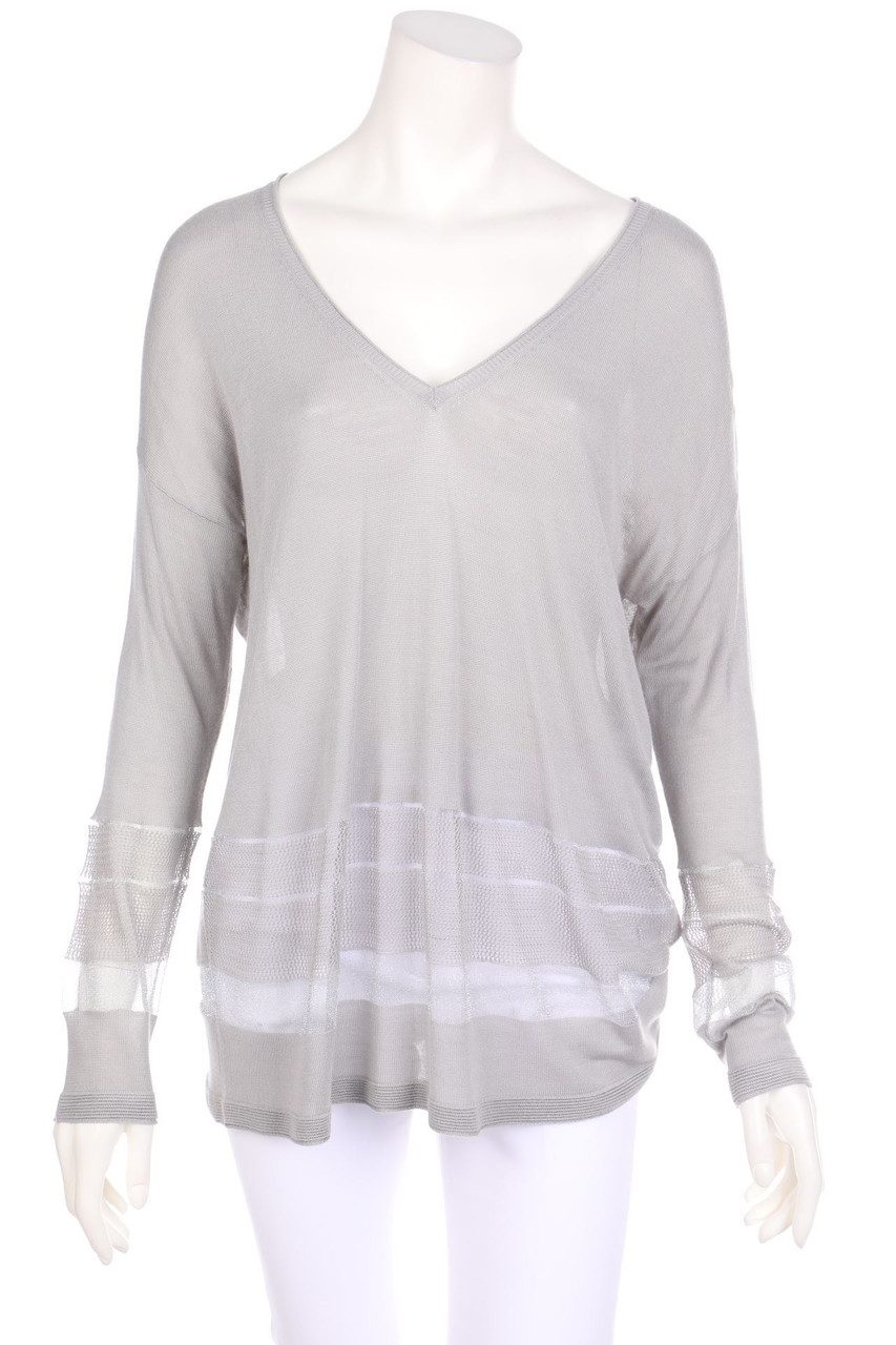 MAX&MOI - Strick-Pullover mit Streifen - L