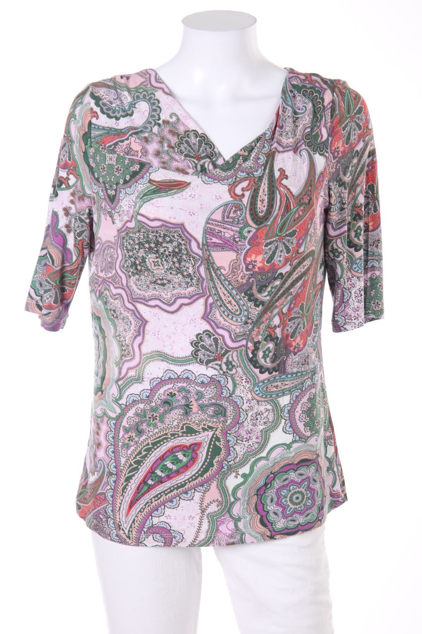 GERRY WEBER - Bluse mit Paisley-Print - D 40