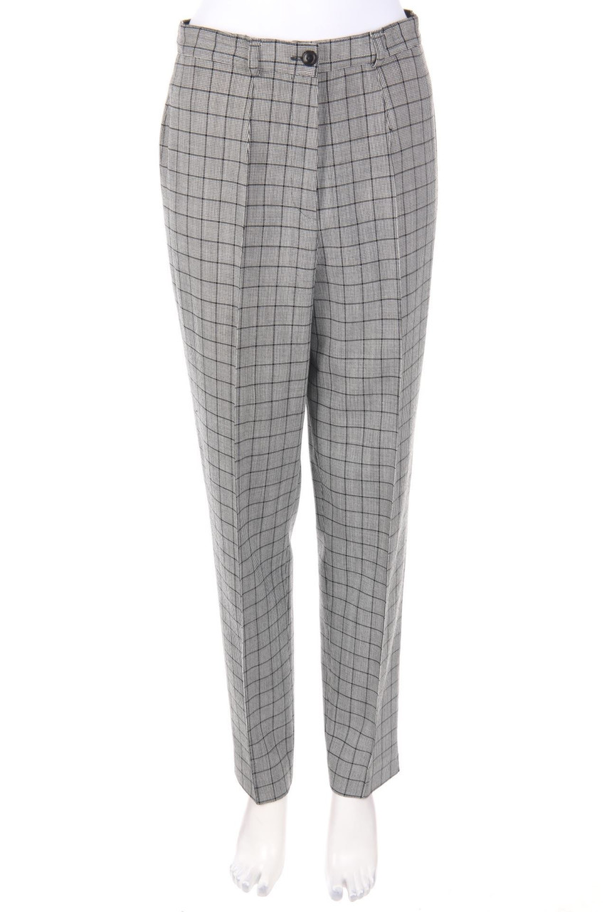 GERRY WEBER - Hose mit Karo-Muster - D 40