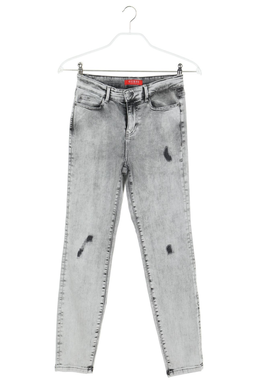 GUESS - Moonwashed Straight Cut Jeans mit Logo-Applikation - XS