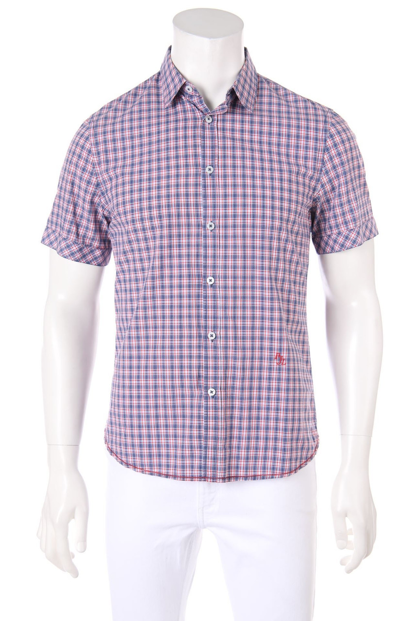 Pepe Jeans London - Kurzarm-Hemd mit Karo-Muster - M