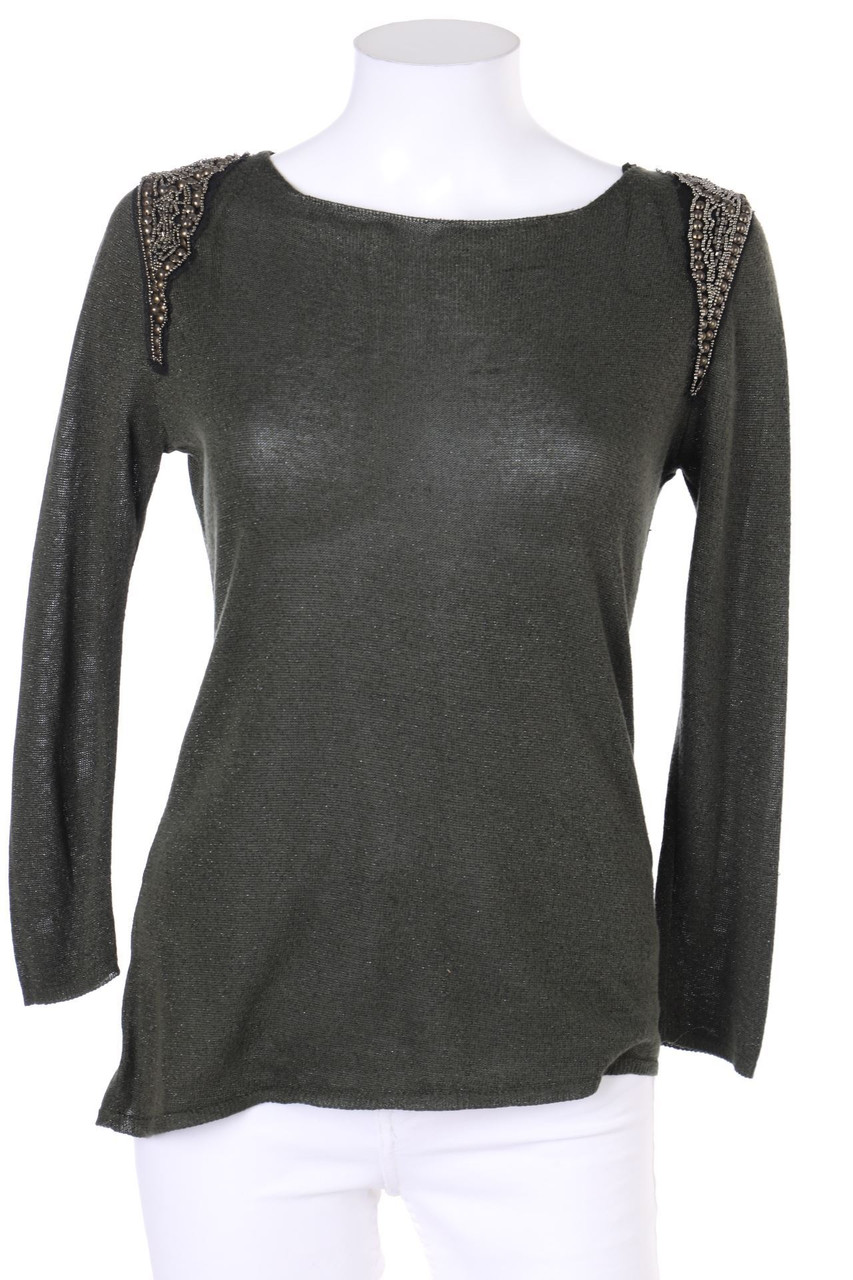 Zara Knit - Strick-Pullover mit Perlen - M