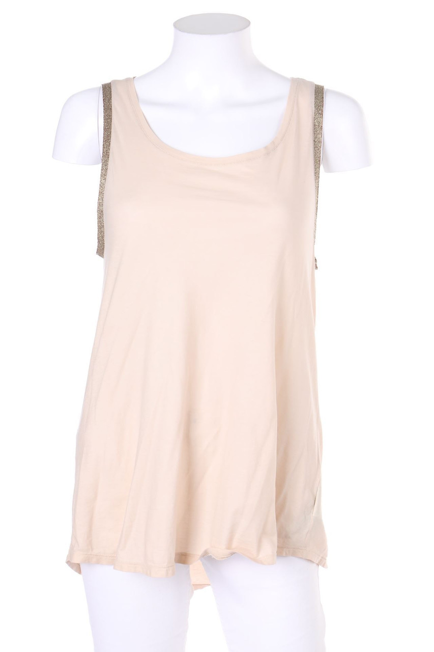 SISLEY - Top mit Metallic-Effekt - M