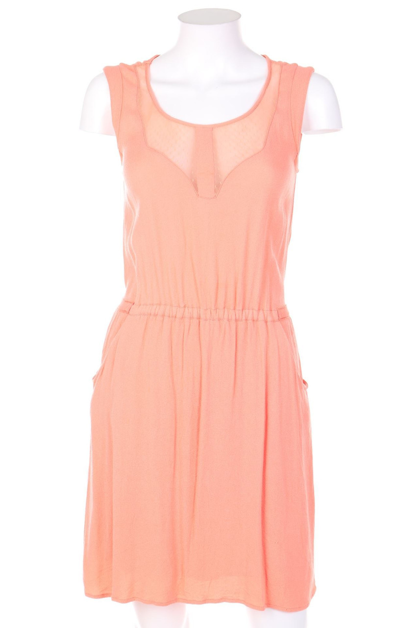 NAF NAF - Kleid mit Mesh-Einsatz - D 36