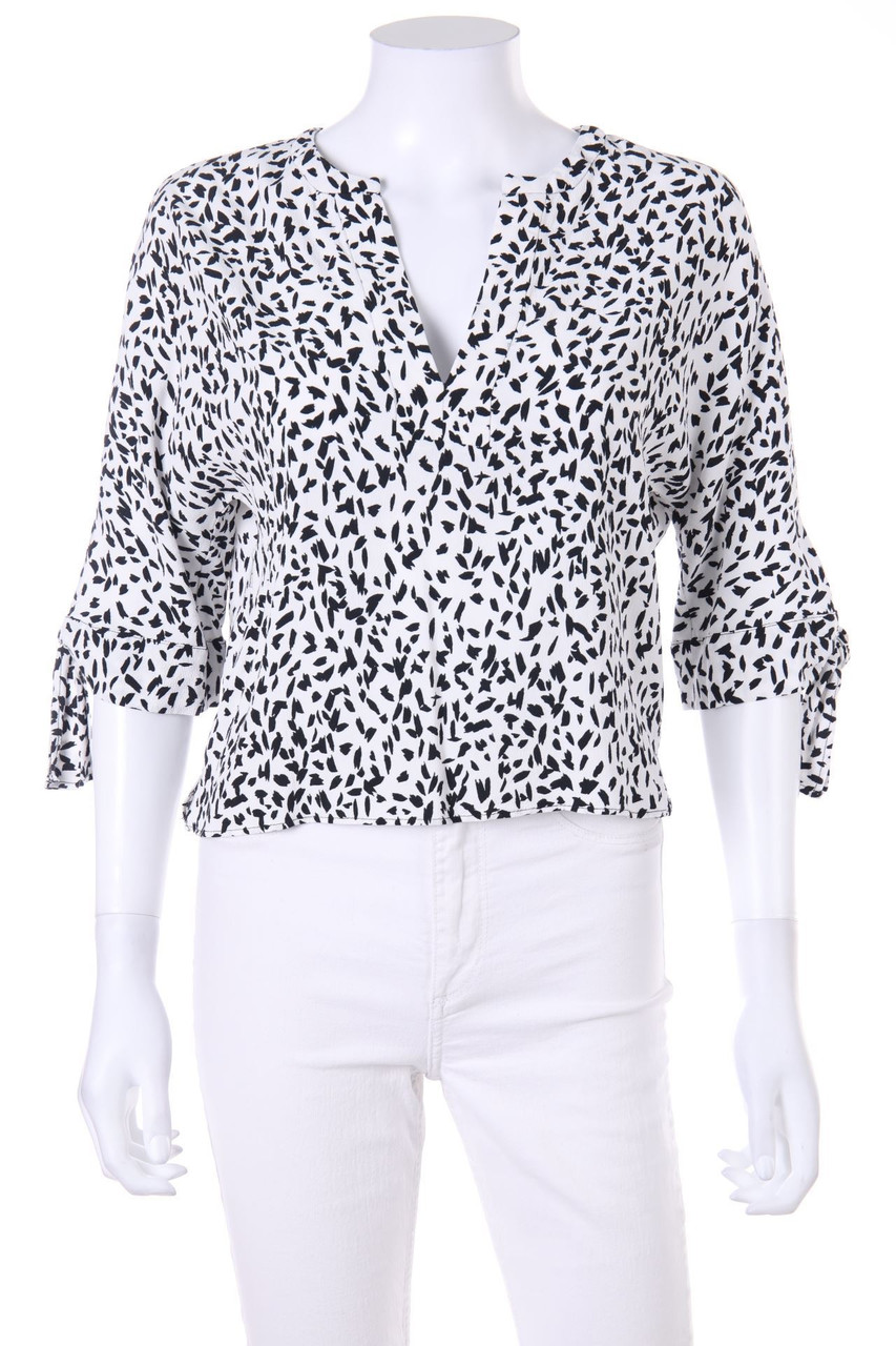 ZARA WOMAN - Print-Bluse mit 3/4-Ärmel - S
