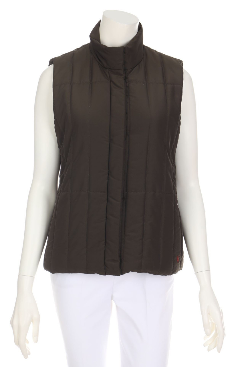 FUCHS SCHMITT - wattierte Weste mit Logo-Stickerei - D 38