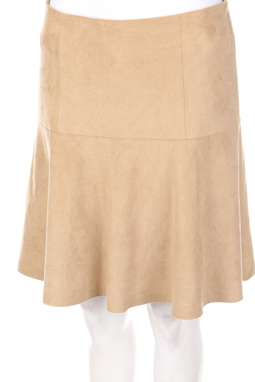 s.Oliver - Faux Leather-Mini-Rock mit Logo-Applikation - D 36