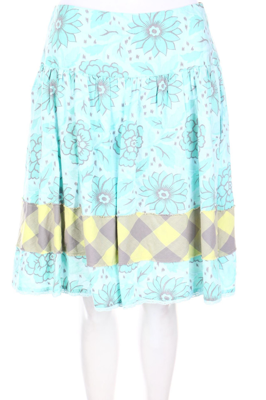 NOA NOA - Falten-Rock mit Blumen-Print - S