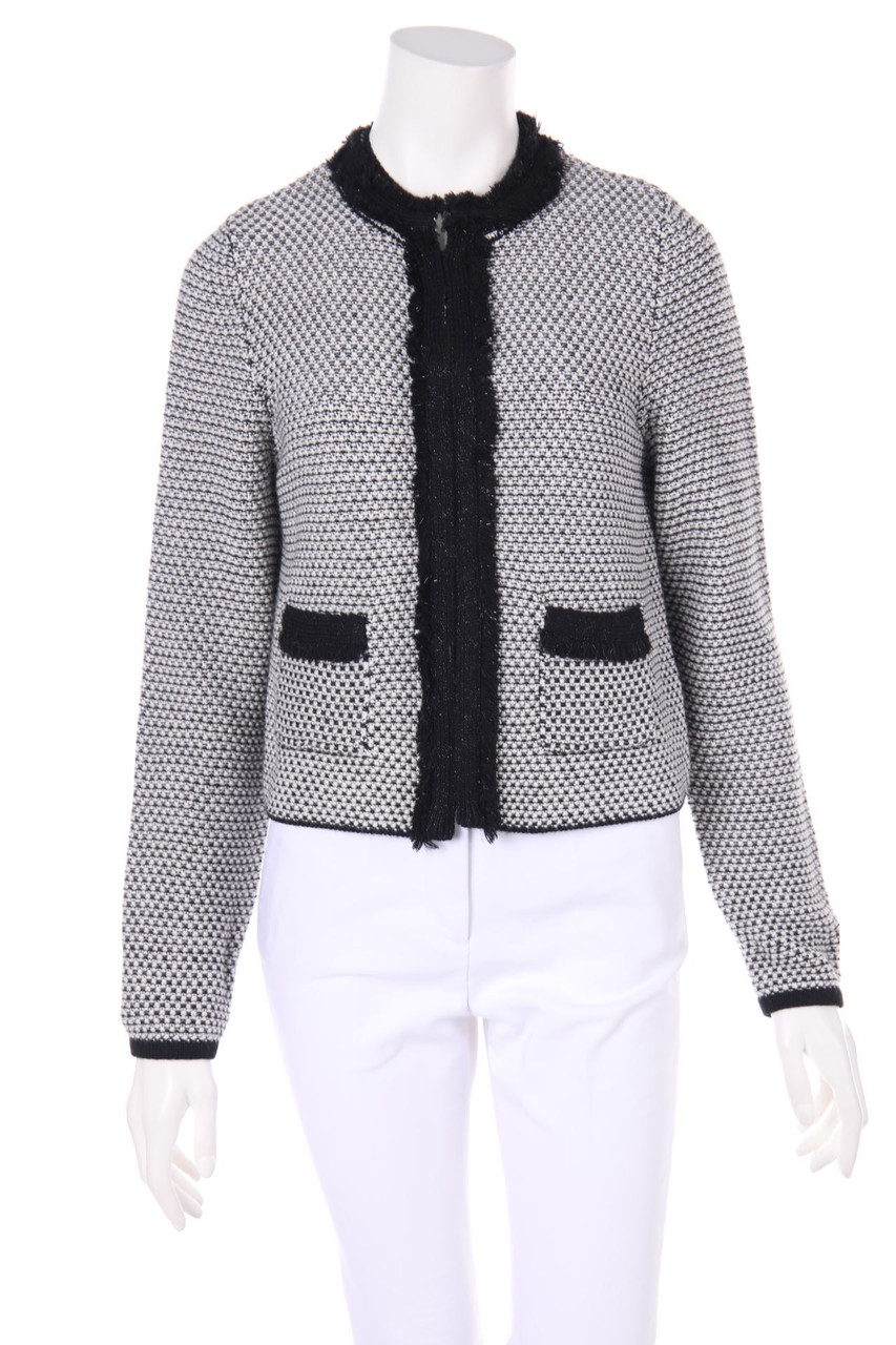 TAIFUN - Glitzer-Cardigan mit Wolle - D 38