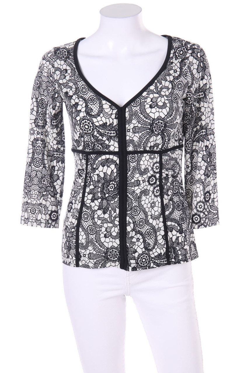 ORWELL - Muster-Bluse mit 3/4-Ärmel - S