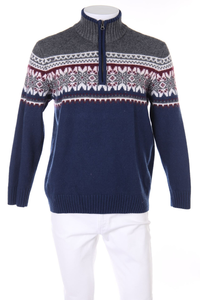 Trondheim Herren Norweger Pullover Stricken Norweger Pullover