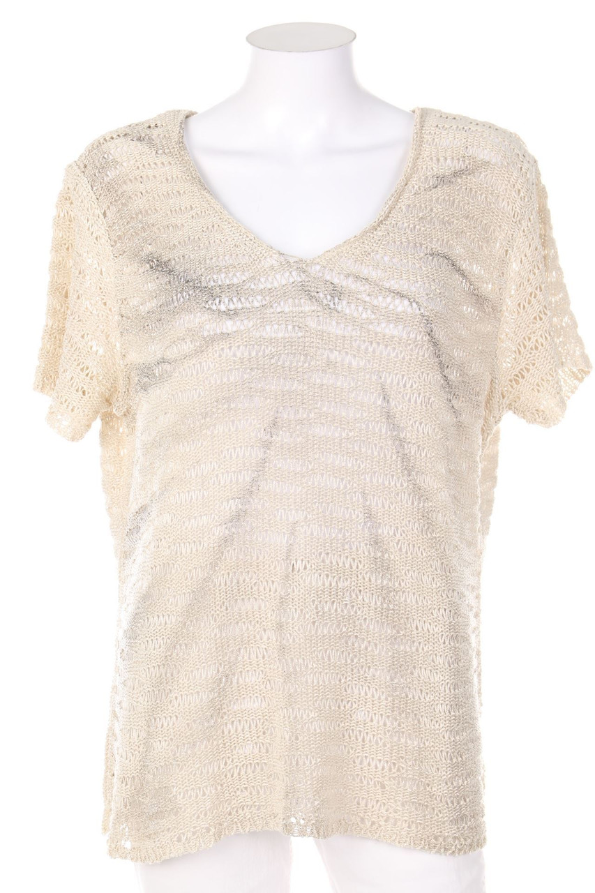 Top Secret - Kurzarm-Shirt aus Lochstrick - D 46