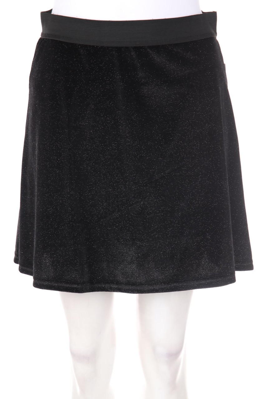 YES OR NO - Glitzer-Minirock aus Samt - S