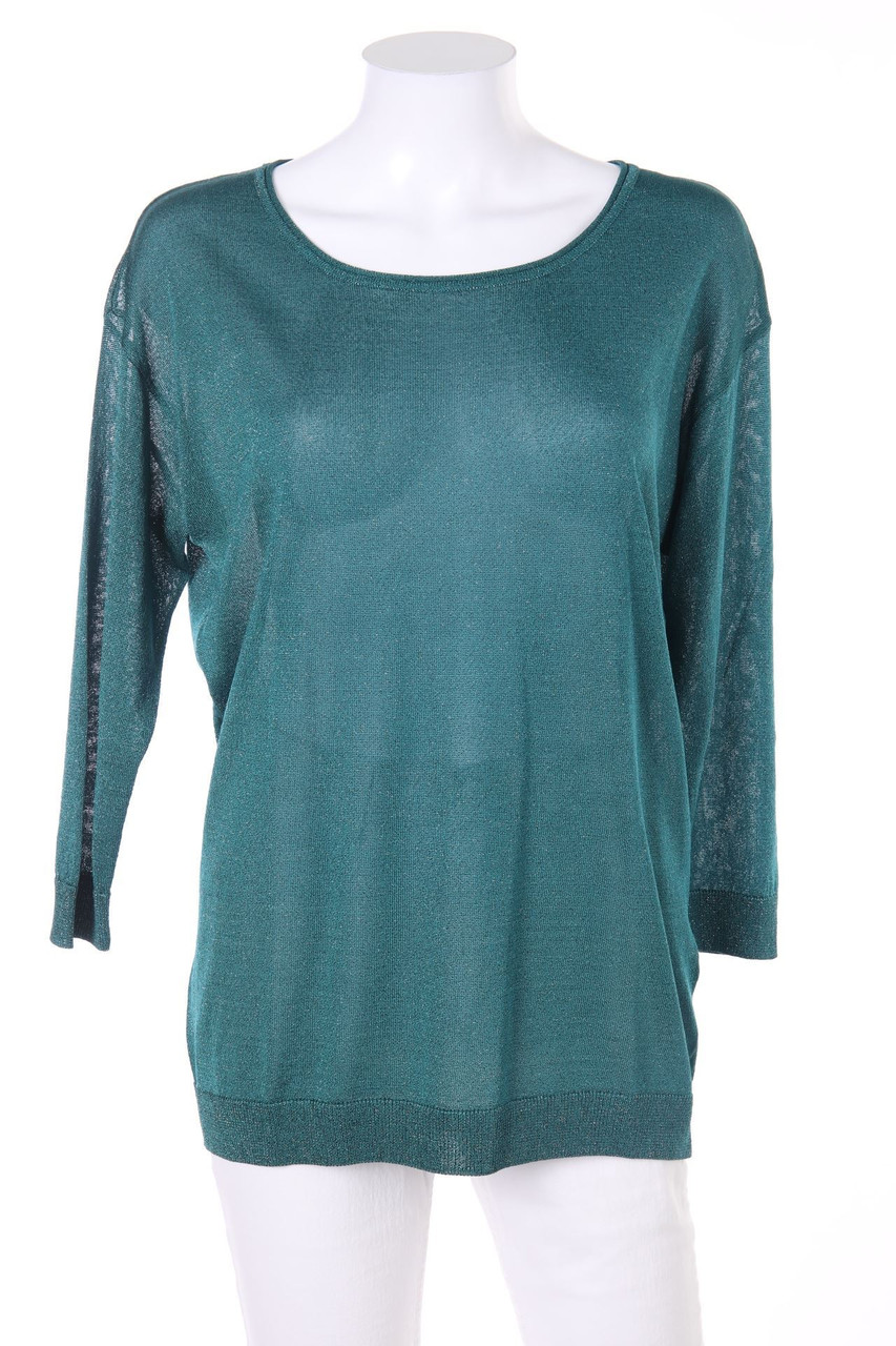 oltre - Glitzer-Strick-Pullover - XL