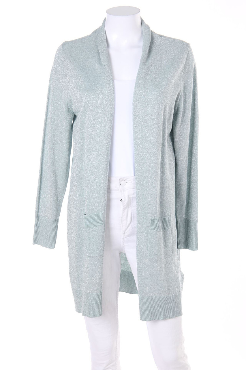 delmod - Long-Cardigan mit Glitzer - D 40