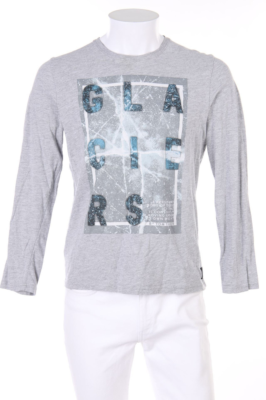 TOM TAILOR - Longsleeve-Shirt mit Print - S