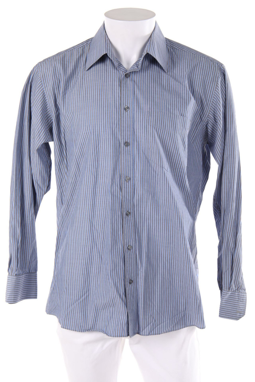 Angelo Litrico C&A - gestreiftes Hemd aus Baumwolle - M