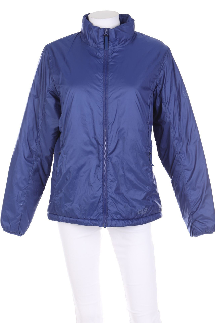 Jack Wolfskin - wattierte Jacke mit Logo-Print - L