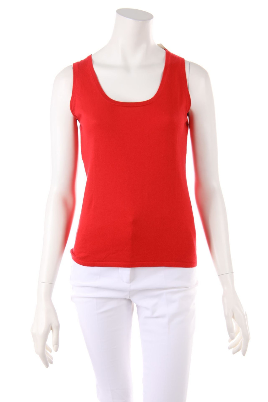 NOVE MARZO - Strick-Top aus Seiden-Mischung mit Kaschmir - D 34